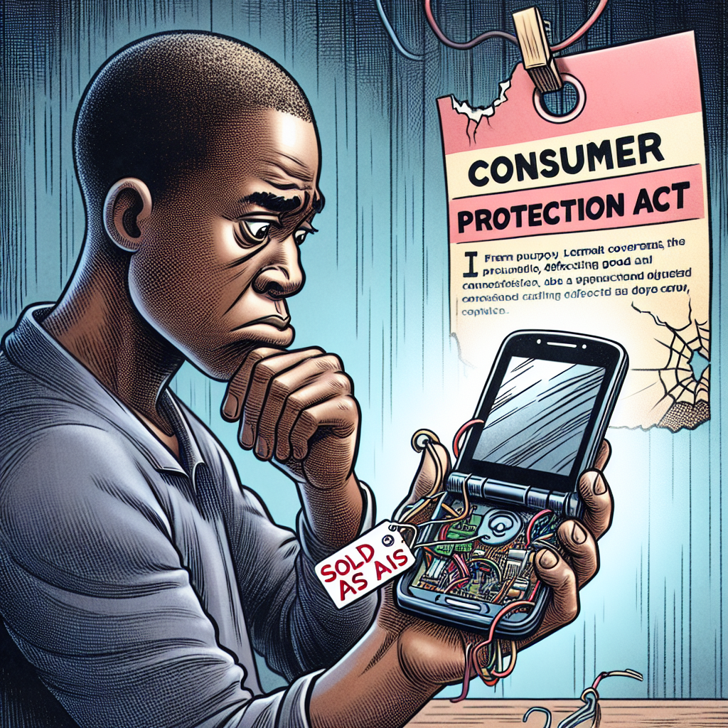 consumer protection act defective goods