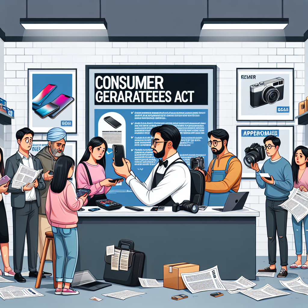 consumer guarantees act faulty product